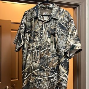 Drake camo button up shirt.